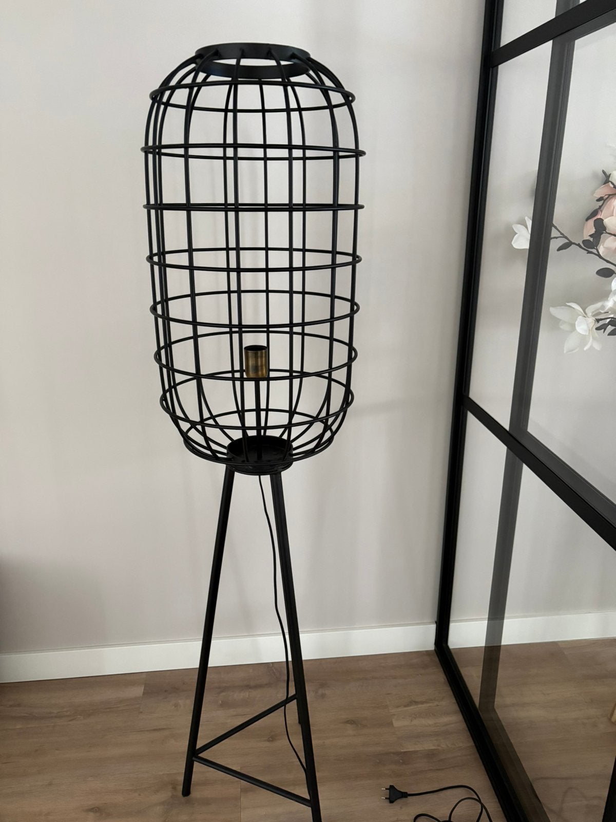 Vloerlamp, Ophalen, Zo goed als nieuw, Metaal, 150 tot 200 cm