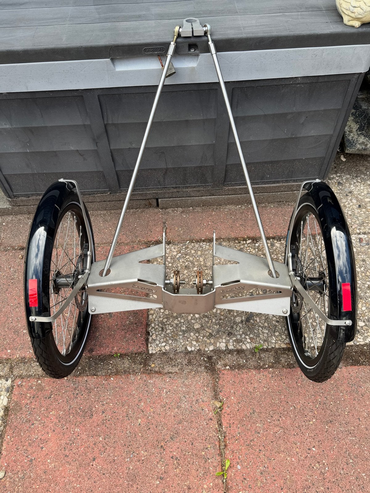 Tworby Driewieler Achteras Ombouw Set met Schijfremmen, Elektrische fiets, Gebruikt, Overige typen, Staal