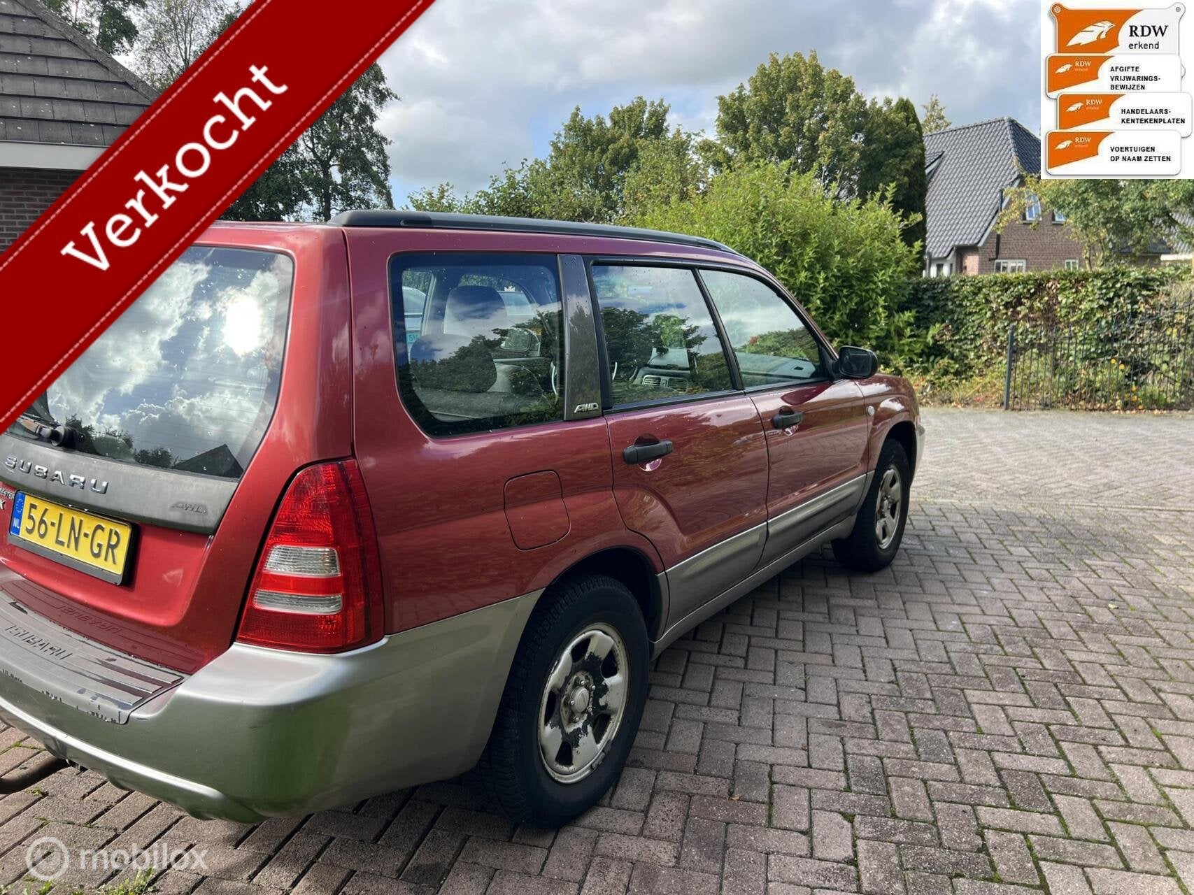 Subaru Forester 2.0 AWD Automaat bj 2003, Auto's, 125 pk, Gebruikt, Origineel Nederlands, Bedrijf