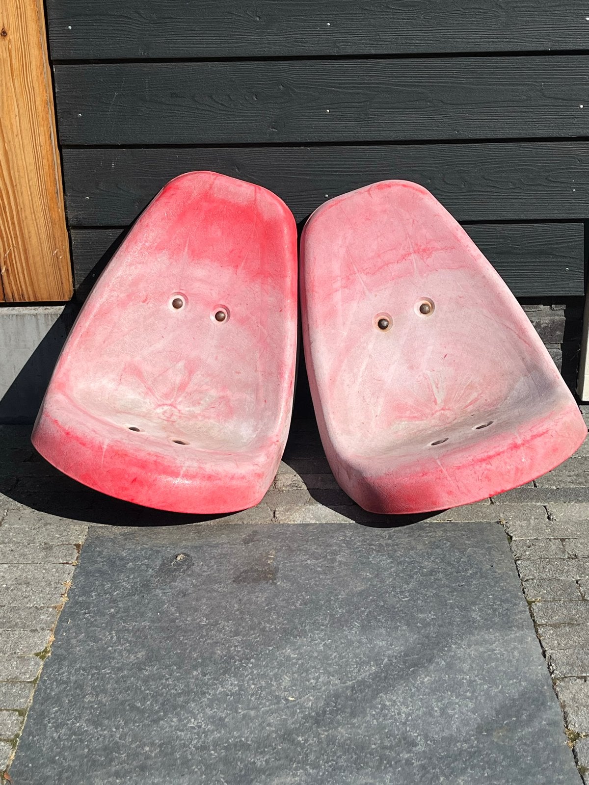 Originele Mammoet skelter stoelen, Kinderen en Baby's, Speelgoed | Buiten | Skelters, Ophalen, Gebruikt, Mammoet
