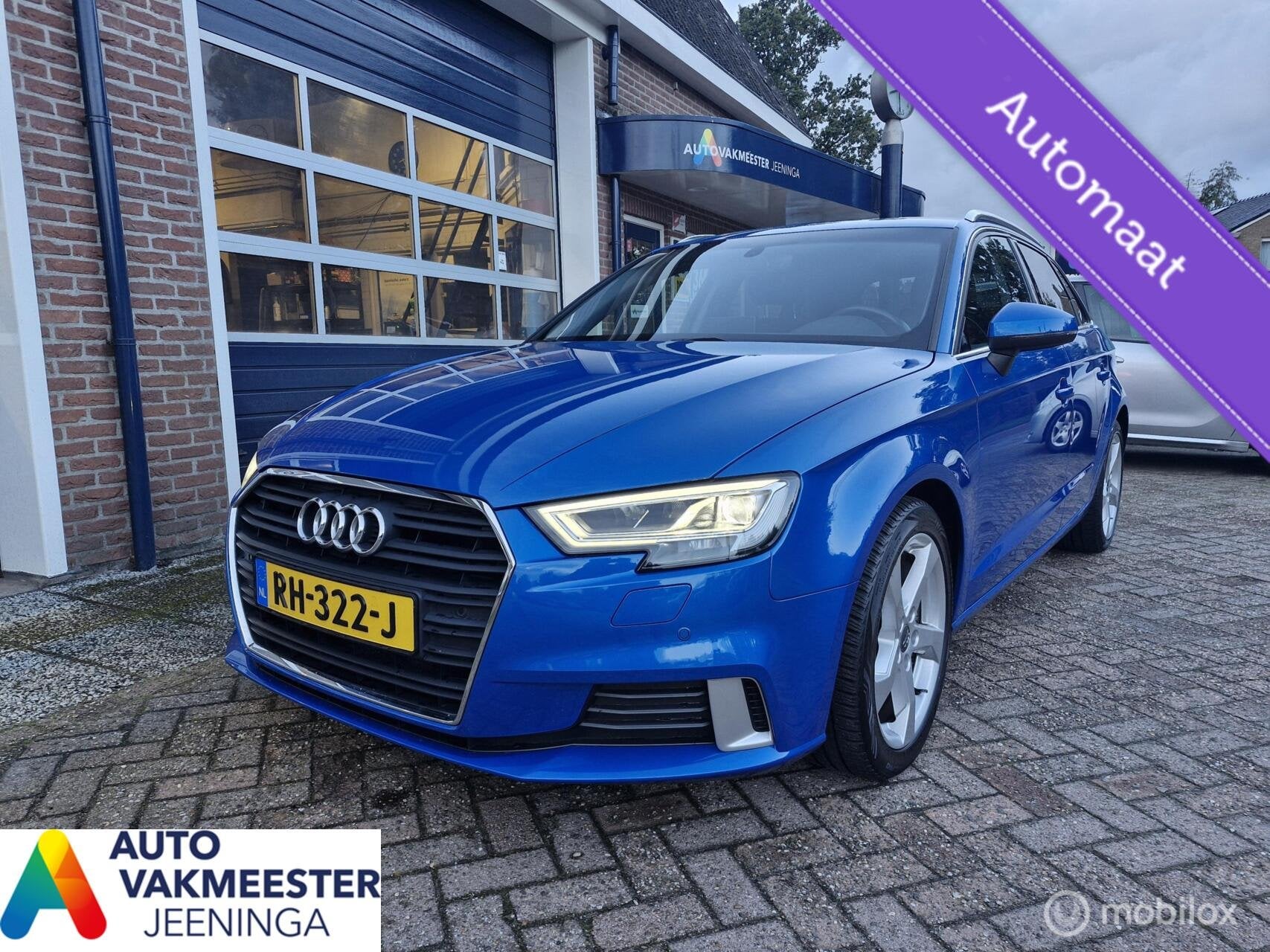 Audi A3 Sportback 1.0 TFSI Sport Lease Edition Automaat, Gebruikt, Euro 6, Blauw, 116 pk
