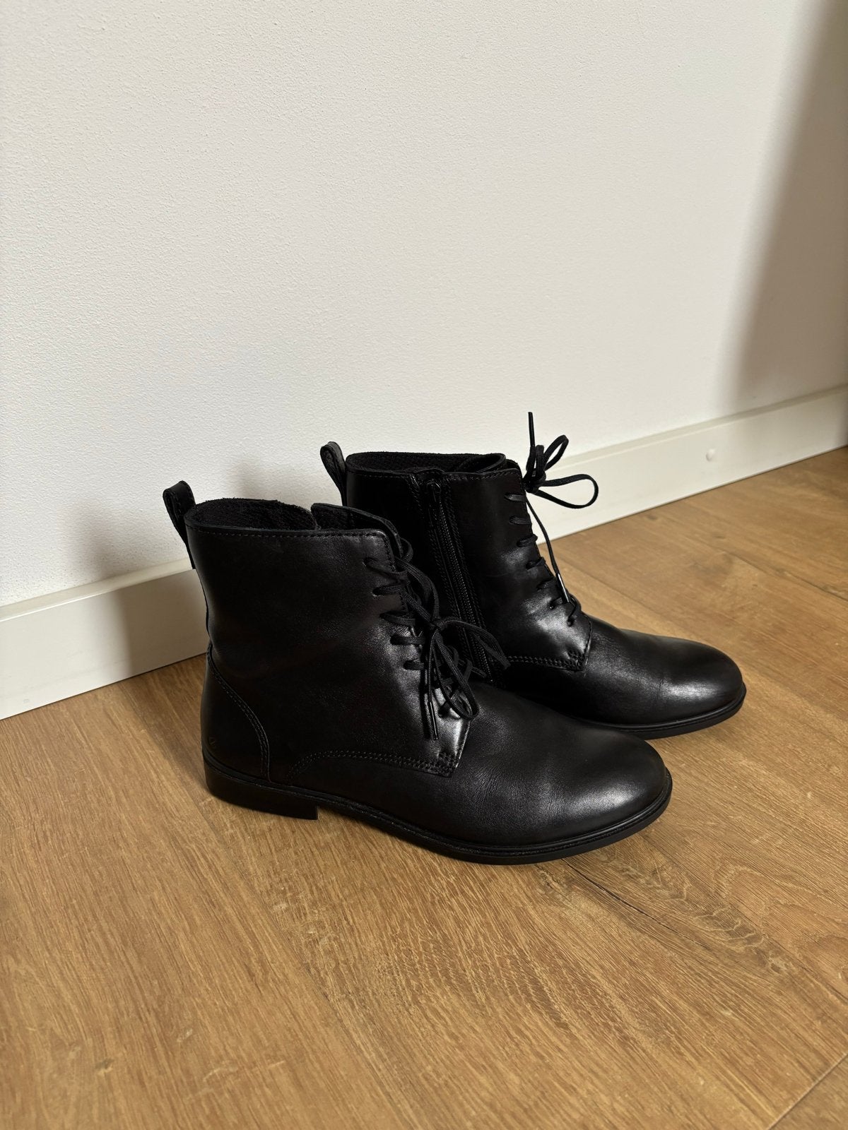 Nieuwe Eco veterboots maat 38, Ophalen, Nieuw, Zwart, Lage of Enkellaarzen