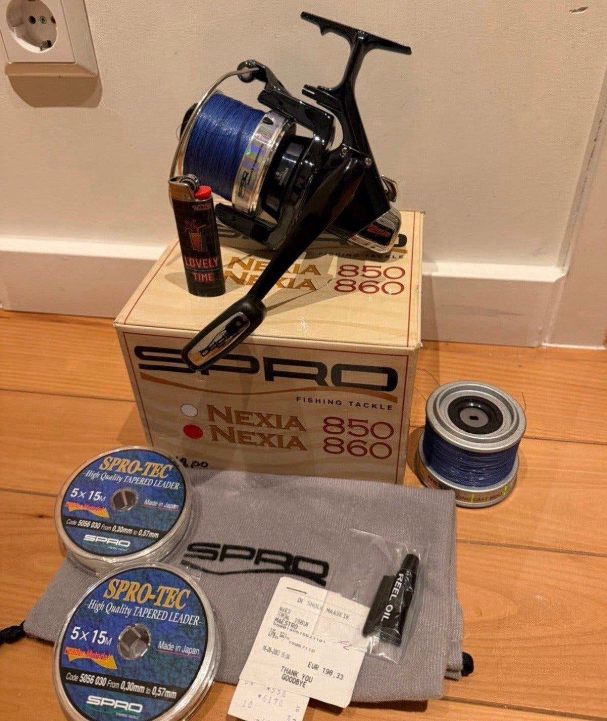 Spro Nexia 860 longcast zee molen, Ophalen of Verzenden, Zo goed als nieuw, Molen