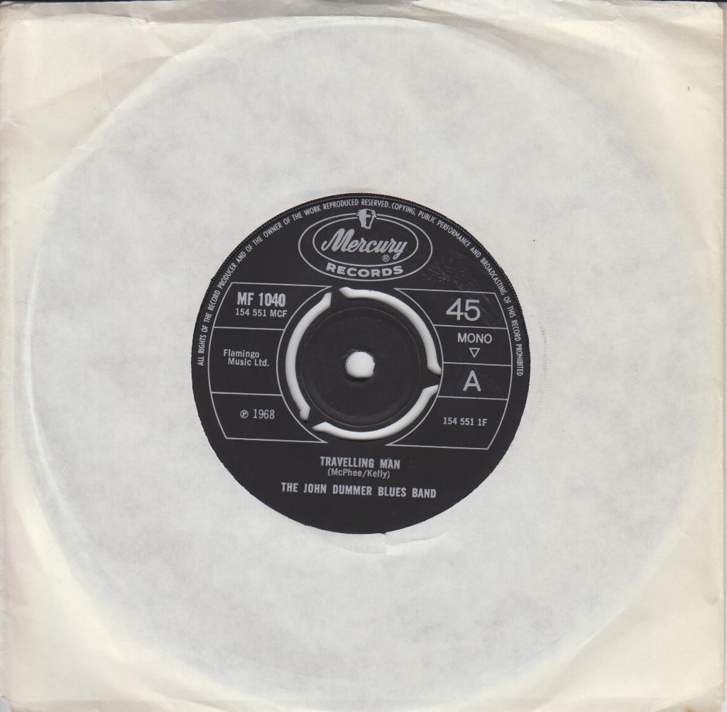 THE JOHN DUMMER BLUES BAND - Travelling Man, Originele persing, Ophalen of Verzenden, Gebruikt, Pop