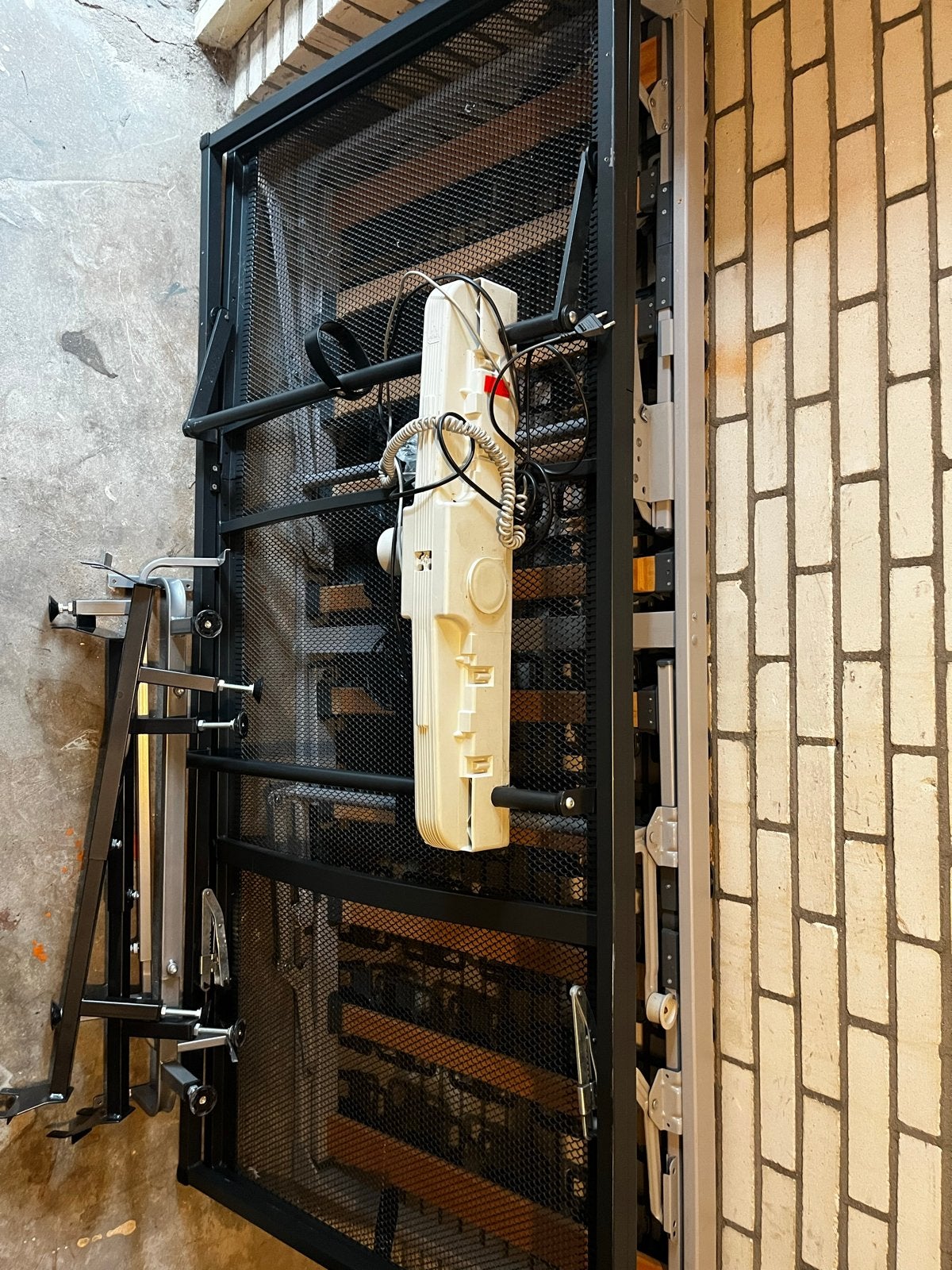 Auping & Tempur verstelbaar, 90 cm, Eenpersoons, Zwart, Ophalen of Verzenden