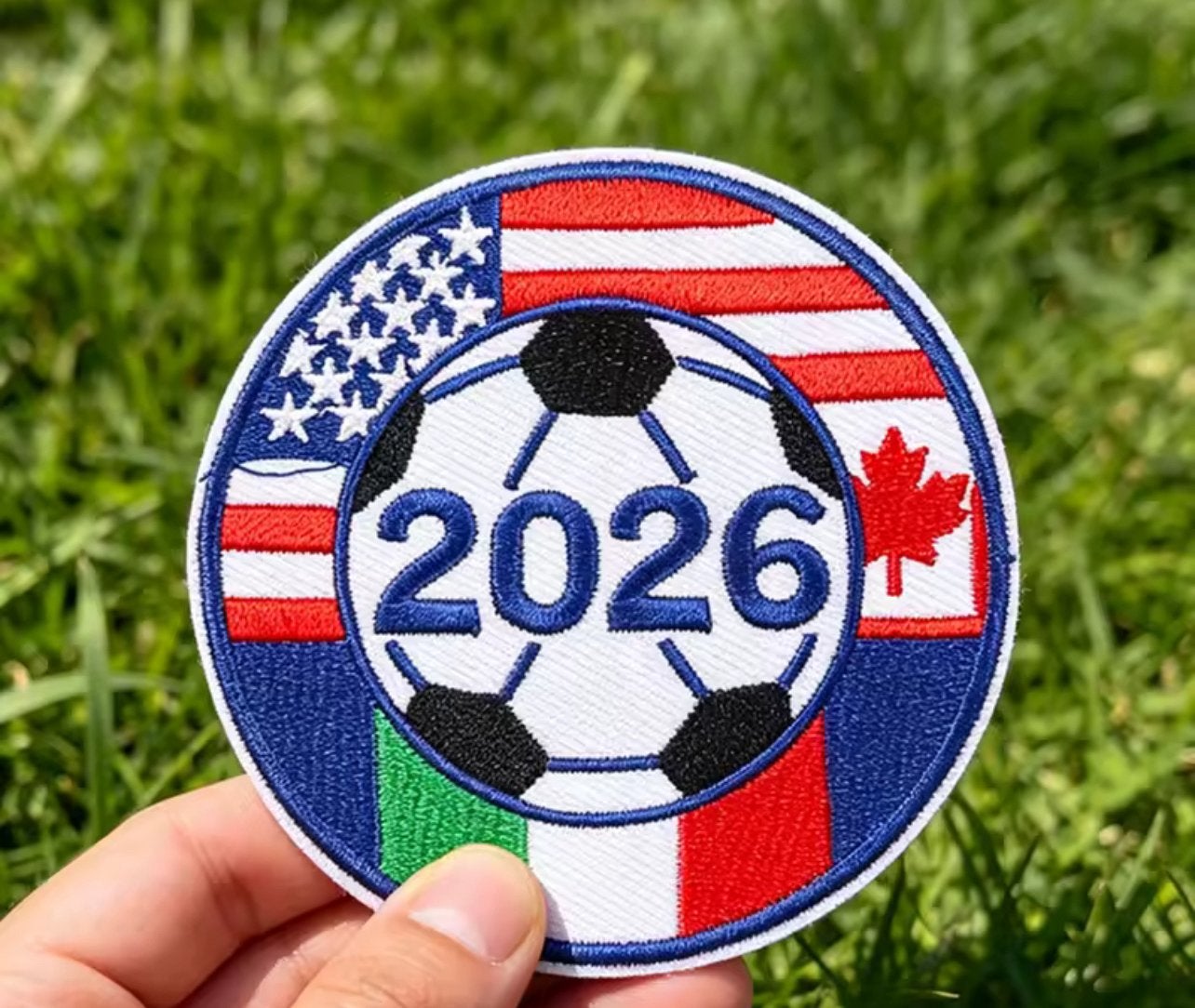 WK 2026 emblemen/patch, Ophalen of Verzenden, Nieuw, Buitenlandse clubs, Poster, Plaatje of Sticker
