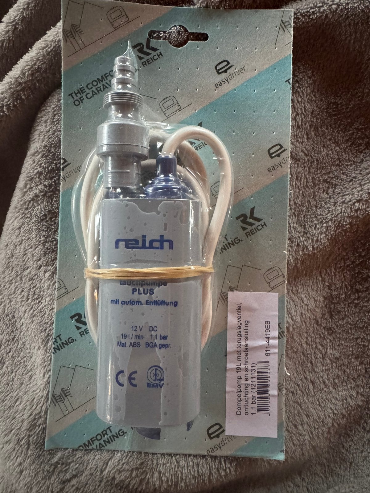 Reich dompelpomp 19 liter met terugslagventiel, Ophalen of Verzenden, Nieuw