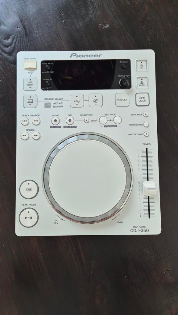 Pioneer CDJ-350 Multi Player - Wit, Ophalen of Verzenden, Zo goed als nieuw, Dj-set, Pioneer