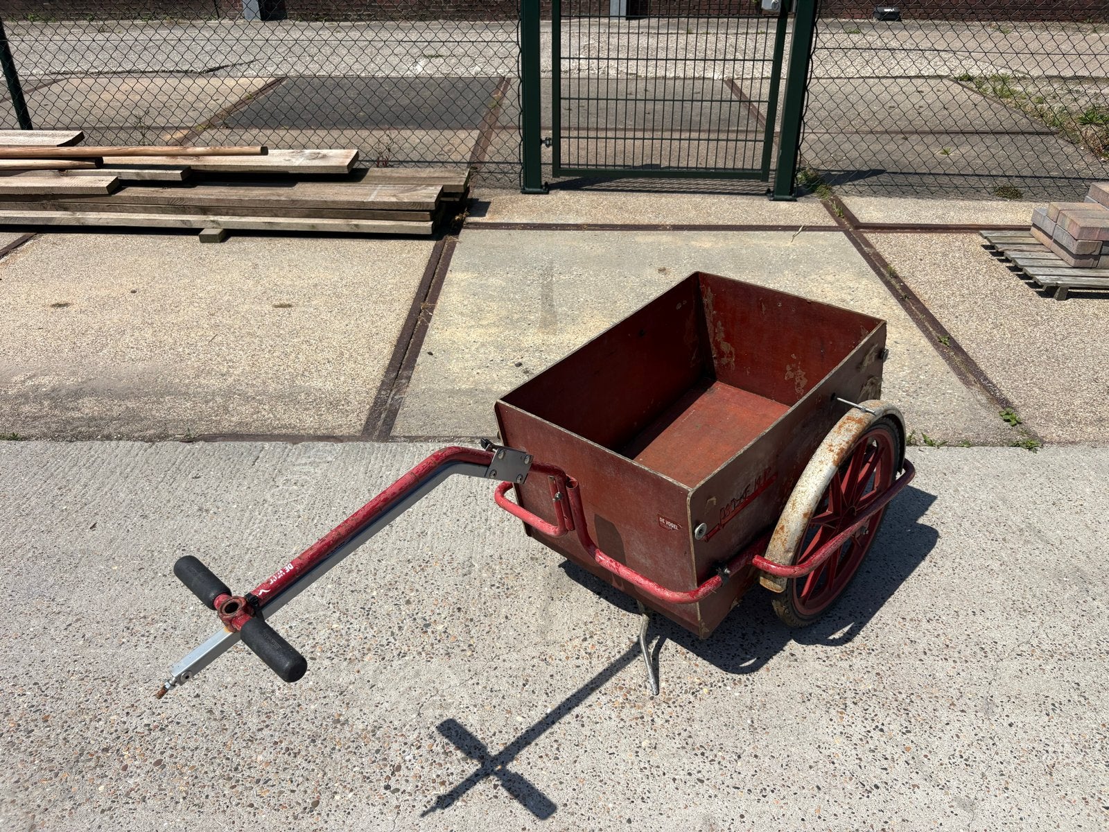 Vintage fietsaanhanger/Bagagekar - Robuust en Uniek, Fietsen en Brommers, Ophalen, Gebruikt, Bagagekar, 20 tot 40 kg