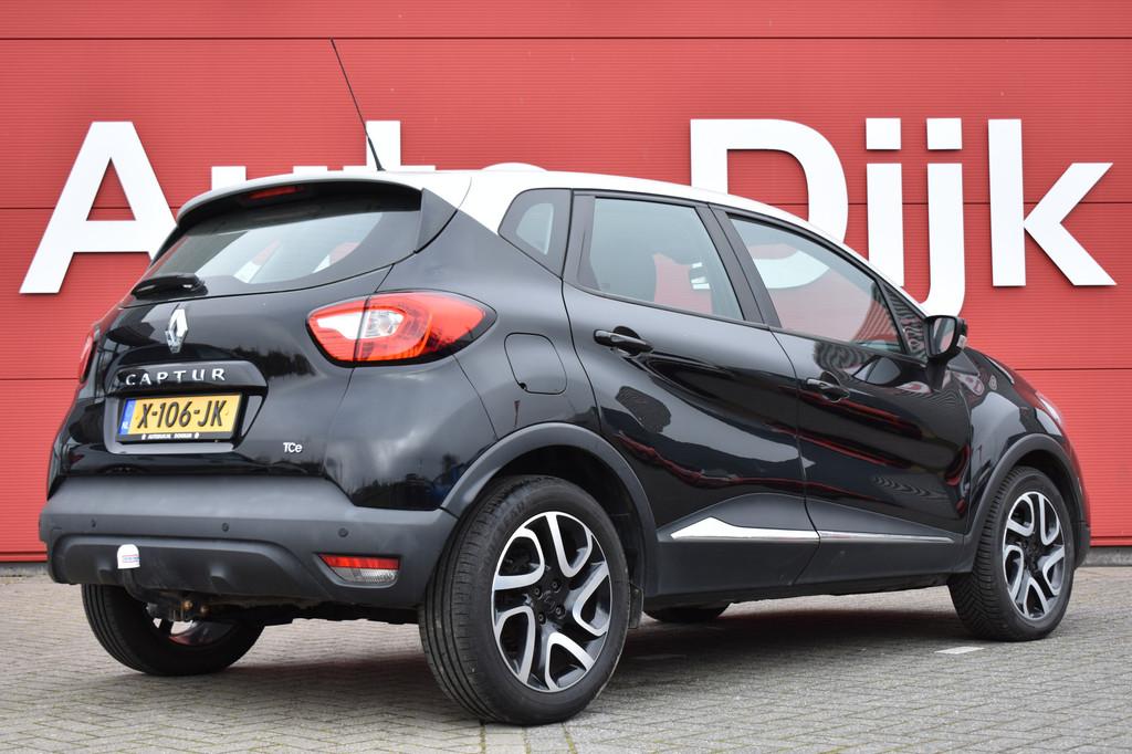 Renault Captur 1.2 TCe Dynamique Navi | Cruise | Airco | PDC, Auto's, Renault, Euro 5, Stof, 4 cilinders, Zwart