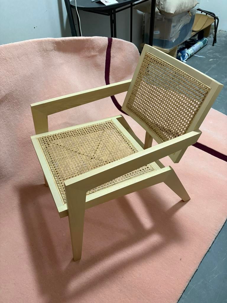 Aime te pierre jeanerette fauteuil, Ophalen of Verzenden, Zo goed als nieuw, Hout