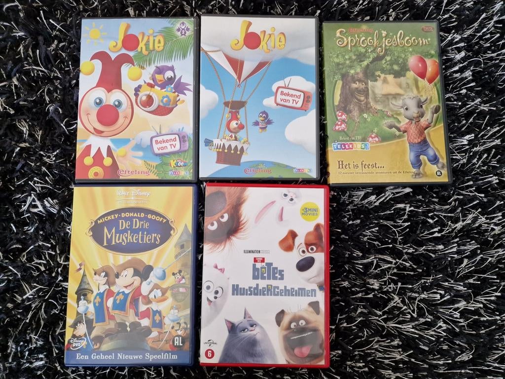 Diverse kinder dvd's, Cd's en Dvd's, Dvd's | Kinderen en Jeugd, Alle leeftijden, Ophalen, Zo goed als nieuw