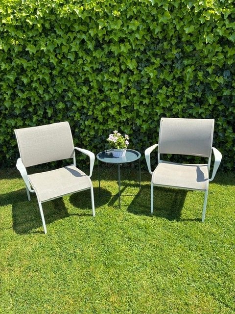 Tuinstoelen Royal Lifestyle, Ophalen, Zo goed als nieuw, Aluminium, Stapelbaar