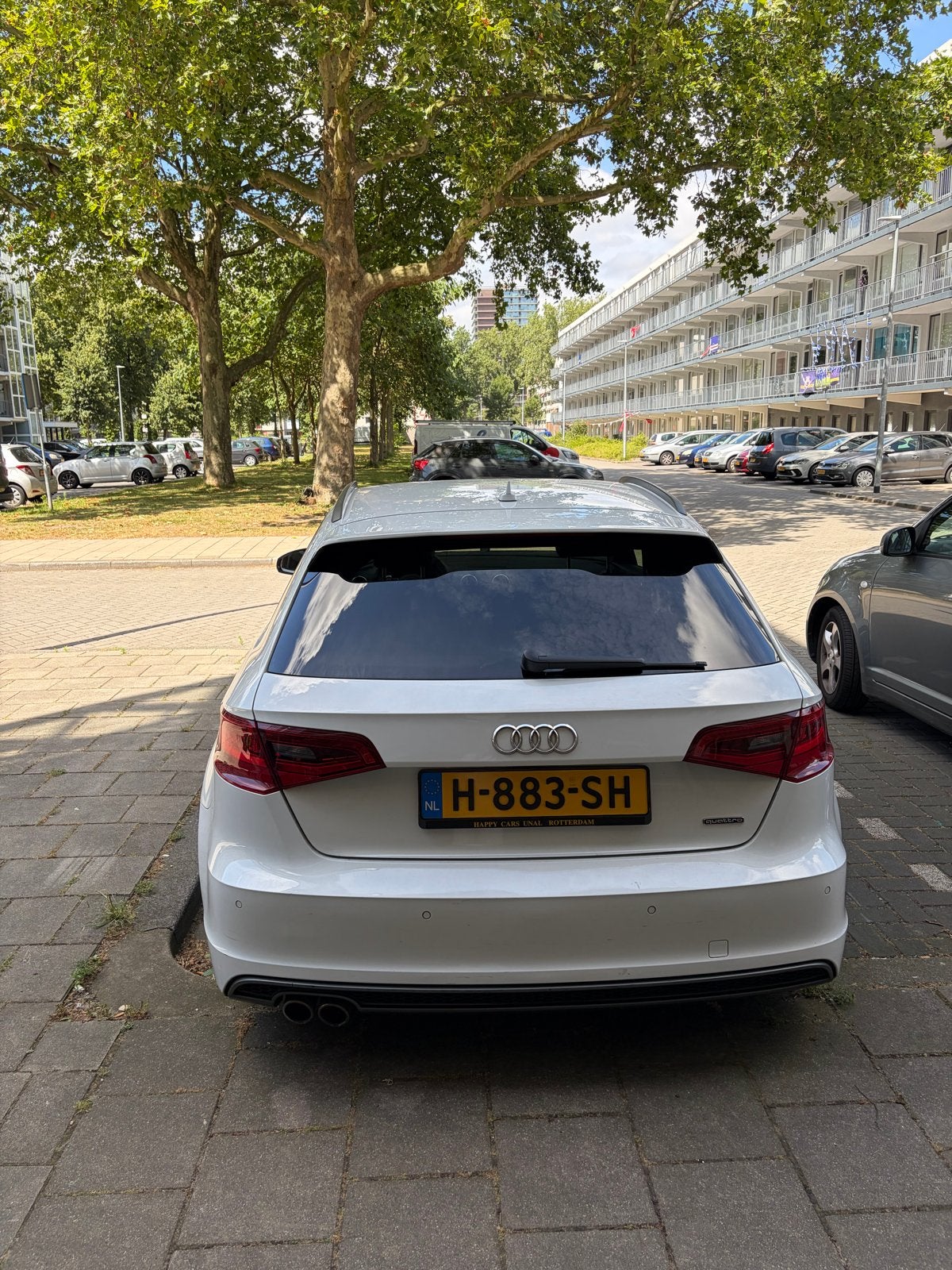 Audi A3 2.0 TDI 135KW Sportback DSG 2016 Wit, Auto's, Audi, 1800 kg, 4 cilinders, Wit, Diesel