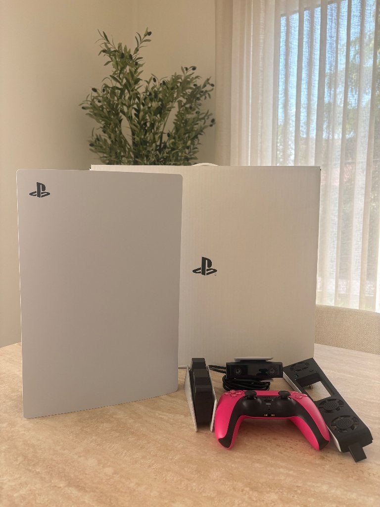 Playstation 5 digital zeer compleet met camera en lader, Ophalen of Verzenden, Zo goed als nieuw, Playstation 5 Digital
