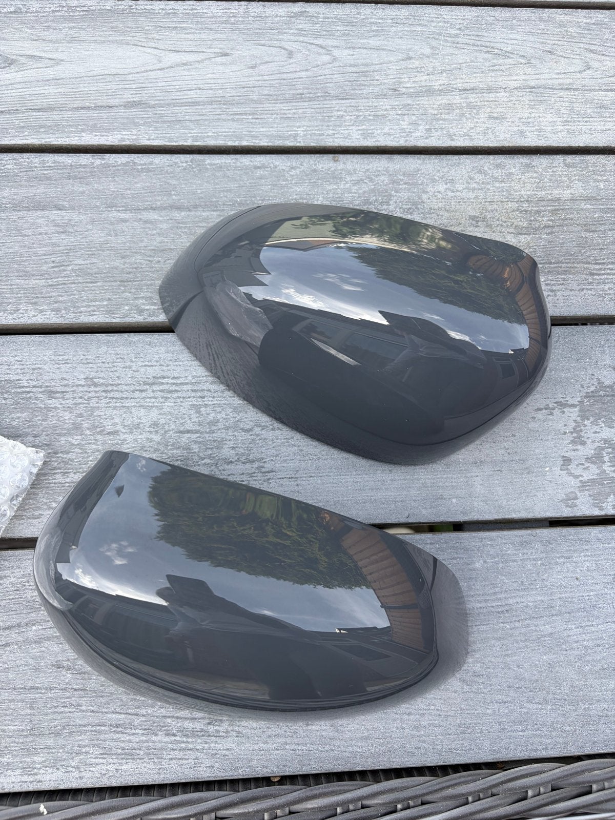 Fiat 500S Spiegelkappen Muisgrijs - Set (L+R), Ophalen, Nieuw, Fiat