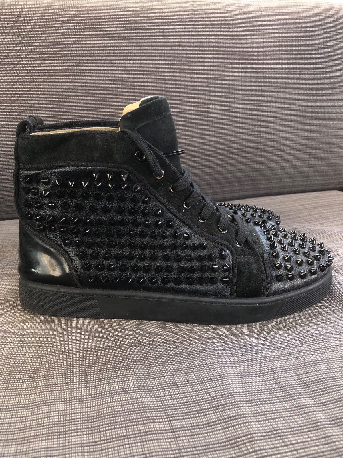 Christian Louboutin sneakers, Ophalen of Verzenden, Gedragen, Zwart