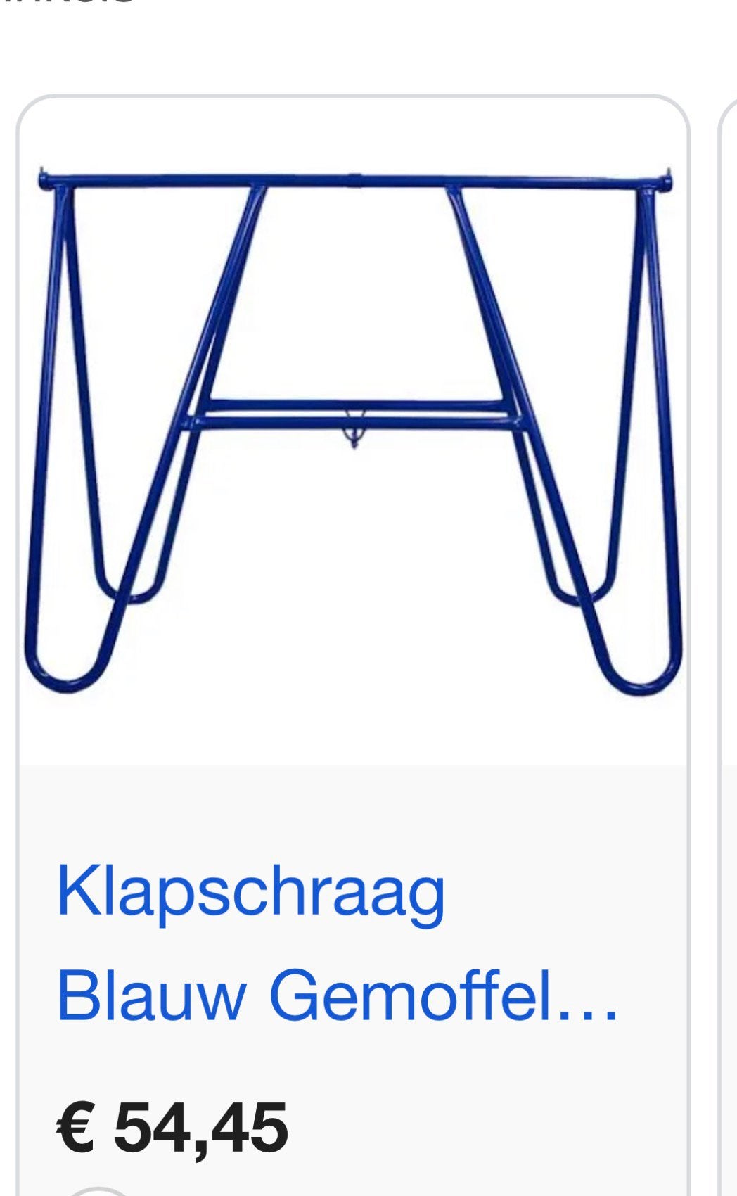 Foto 3 van Schragen, klapschraag, stalen klapschragen.
