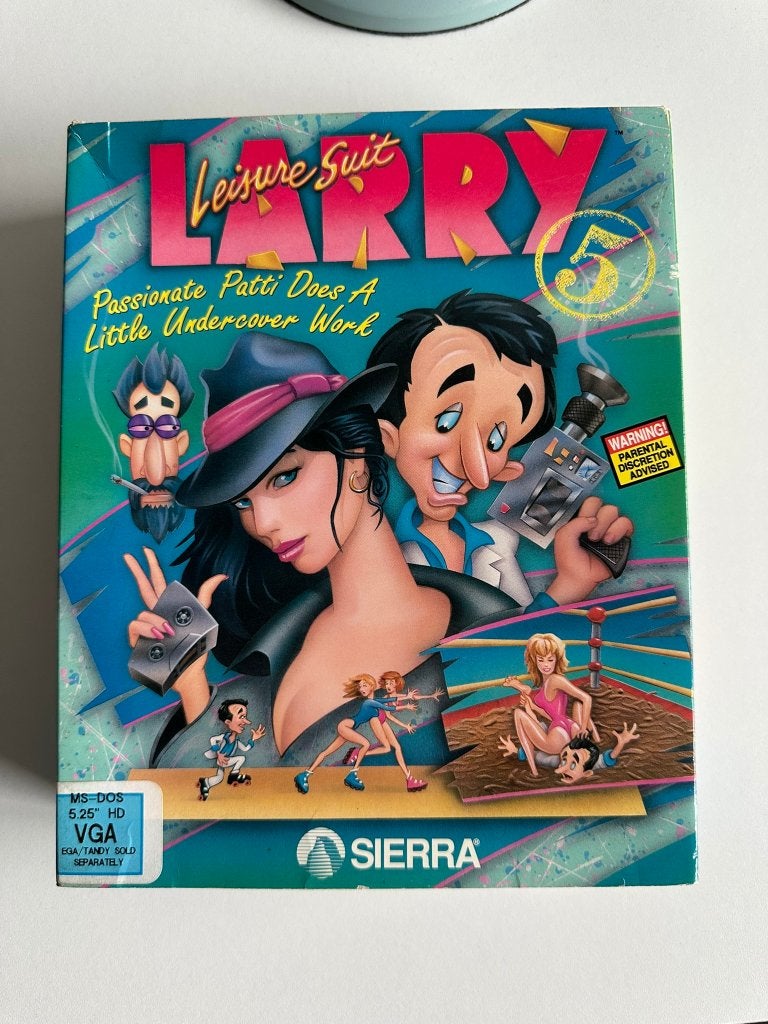 Leisure Suit Larry 5 Sierra PC Big Box, 1 speler, Ophalen of Verzenden, Vanaf 3 jaar