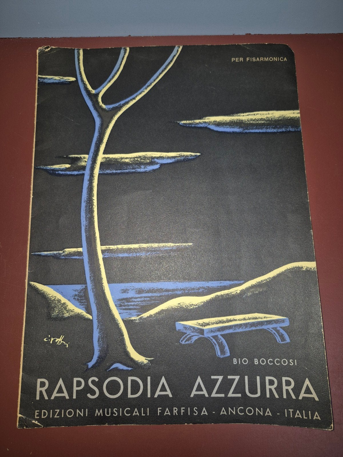 Rapsodia Azzurra - Bio Boccosi - Accordeon bladmuziek, Ophalen of Verzenden