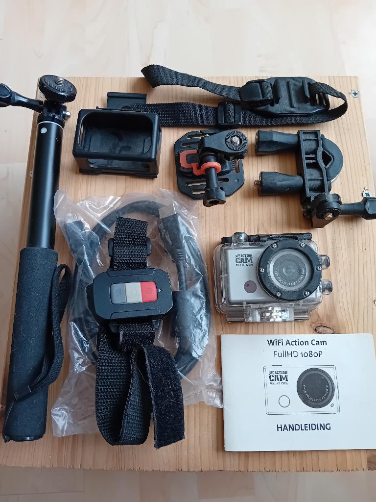WiFi Action camera met afstandbediening, Ophalen of Verzenden, Nieuw, Overige Merken, Geen optische zoom