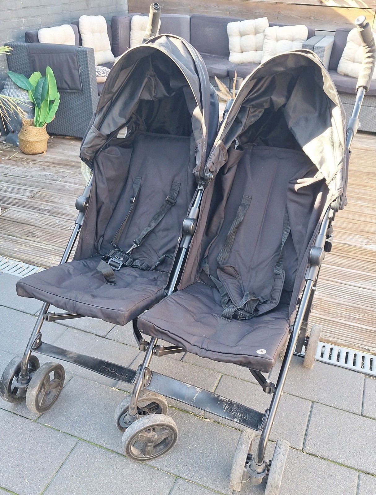 buggy dubbel, Ophalen, Kinderwagen of Buggy