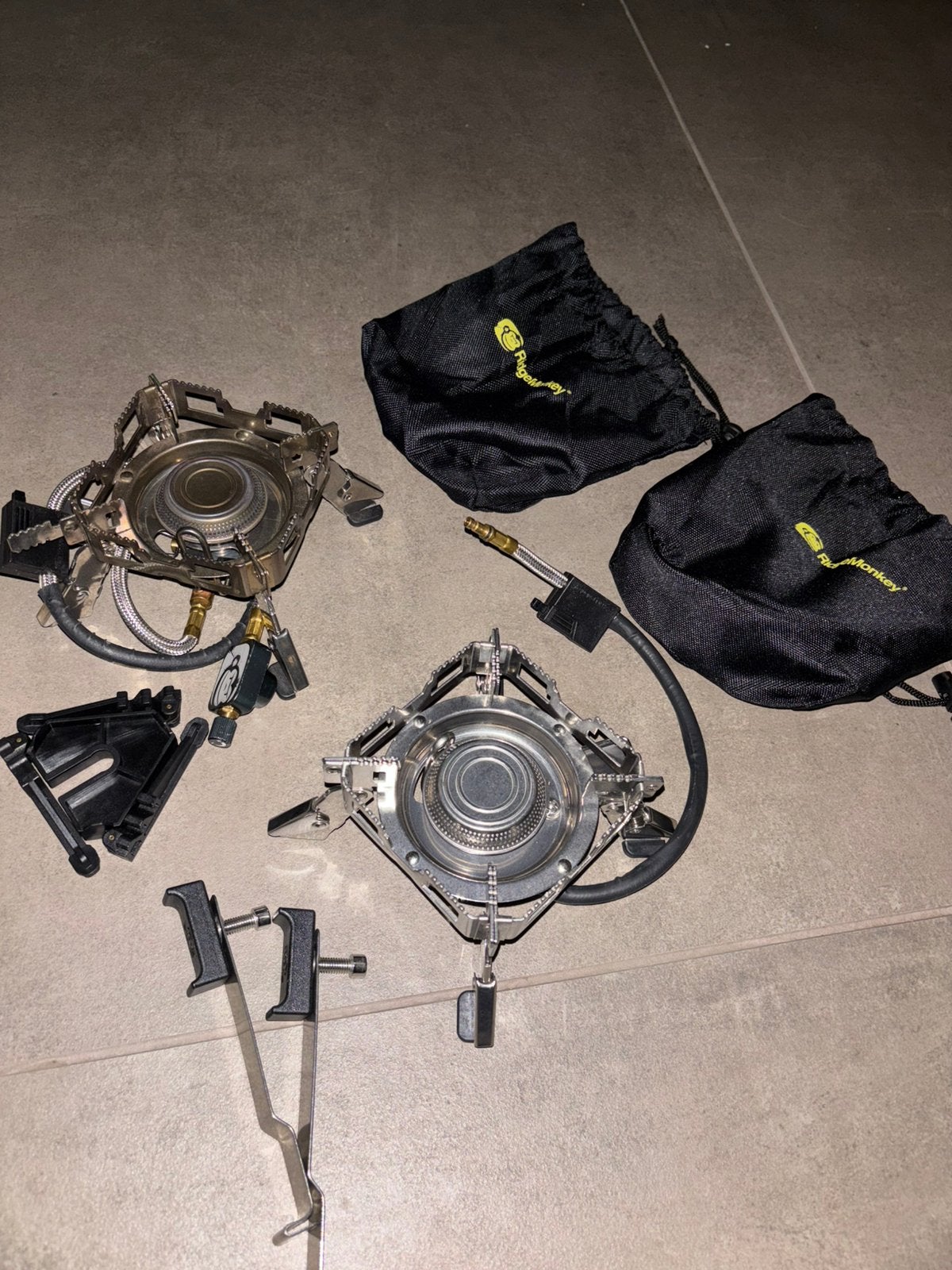 Ridgemonkey quad connect pro mini 1x gebruikt, Ophalen, Nieuw