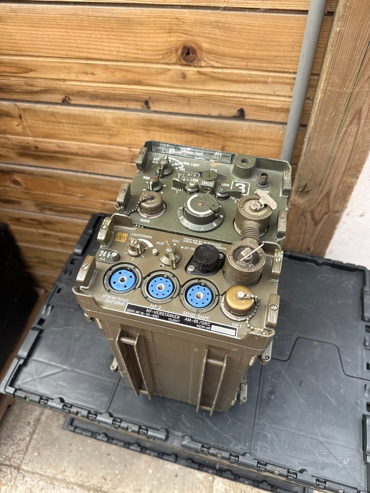 RT-70 met intercomversterker - US Army Radio, Ophalen, Gebruikt, Zender en Ontvanger