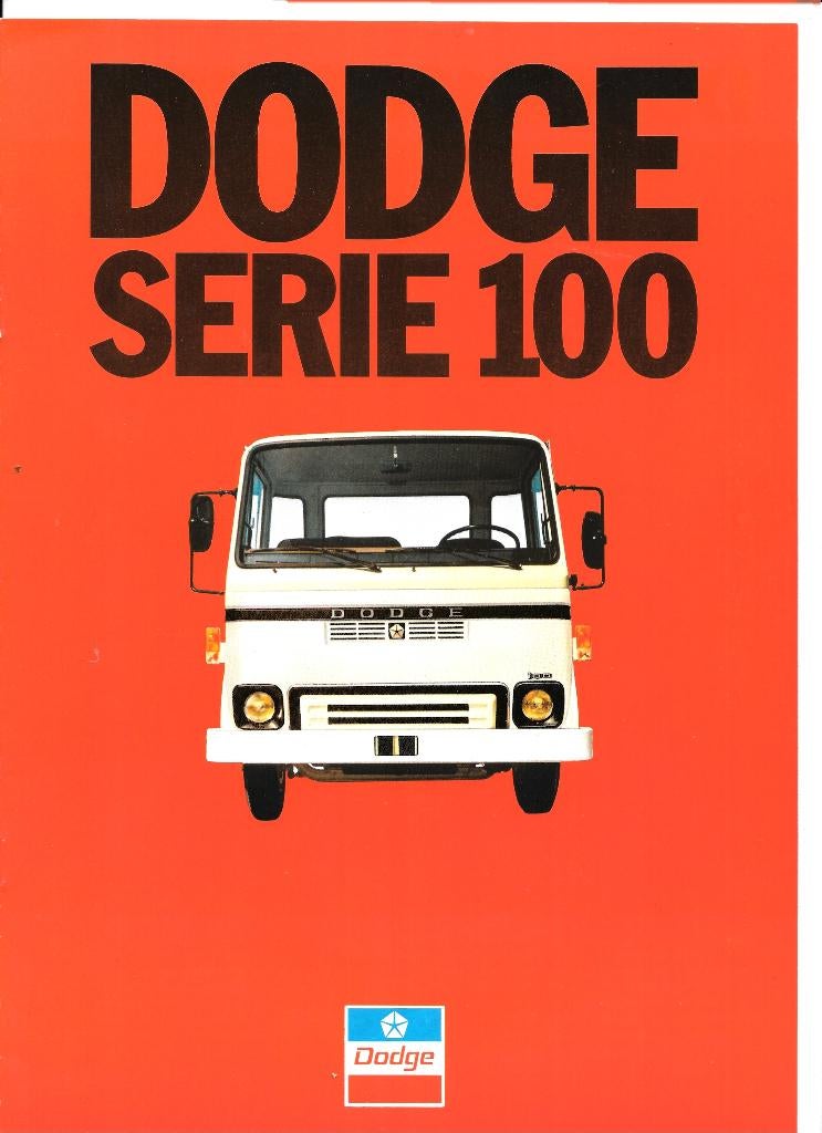 DODGE SERIE 100, Ophalen of Verzenden, Zo goed als nieuw, Overige merken