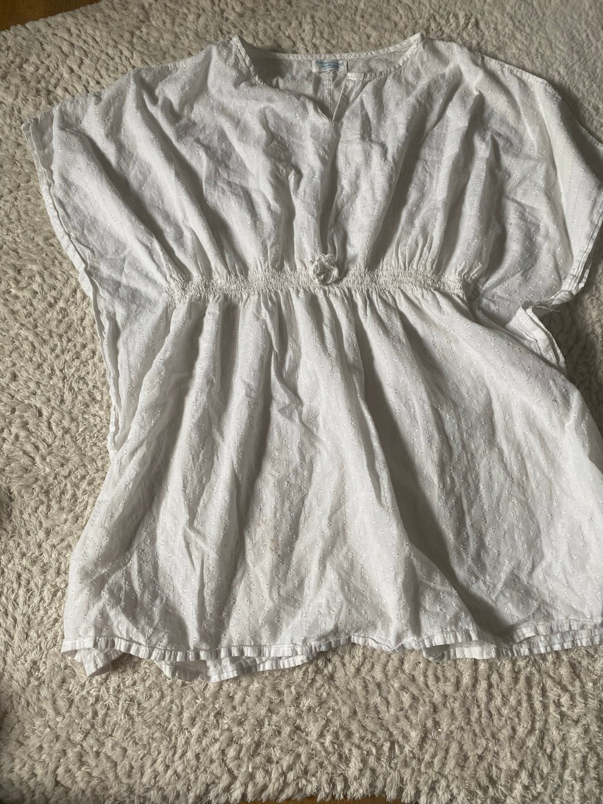 Wit jurkje voor over bikini - Primark, Ophalen of Verzenden, Gedragen, Wit, Overige typen