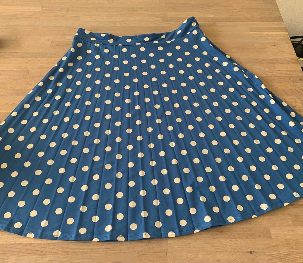King Louie rok polkadot /stippen M, Maat 38/40 (M), Blauw, Ophalen of Verzenden, Zo goed als nieuw