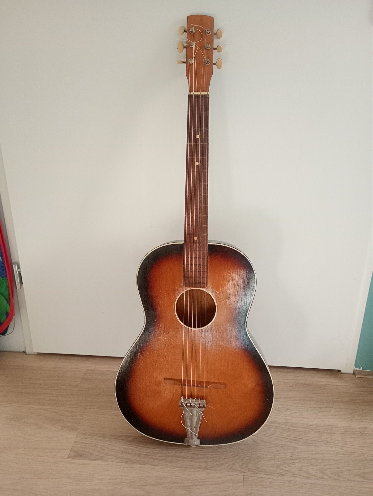 Vintage Van Egmond gitaar jaren '50/'60 - Beatles stijl, Ophalen of Verzenden, Gebruikt, Western- of Steelstringgitaar