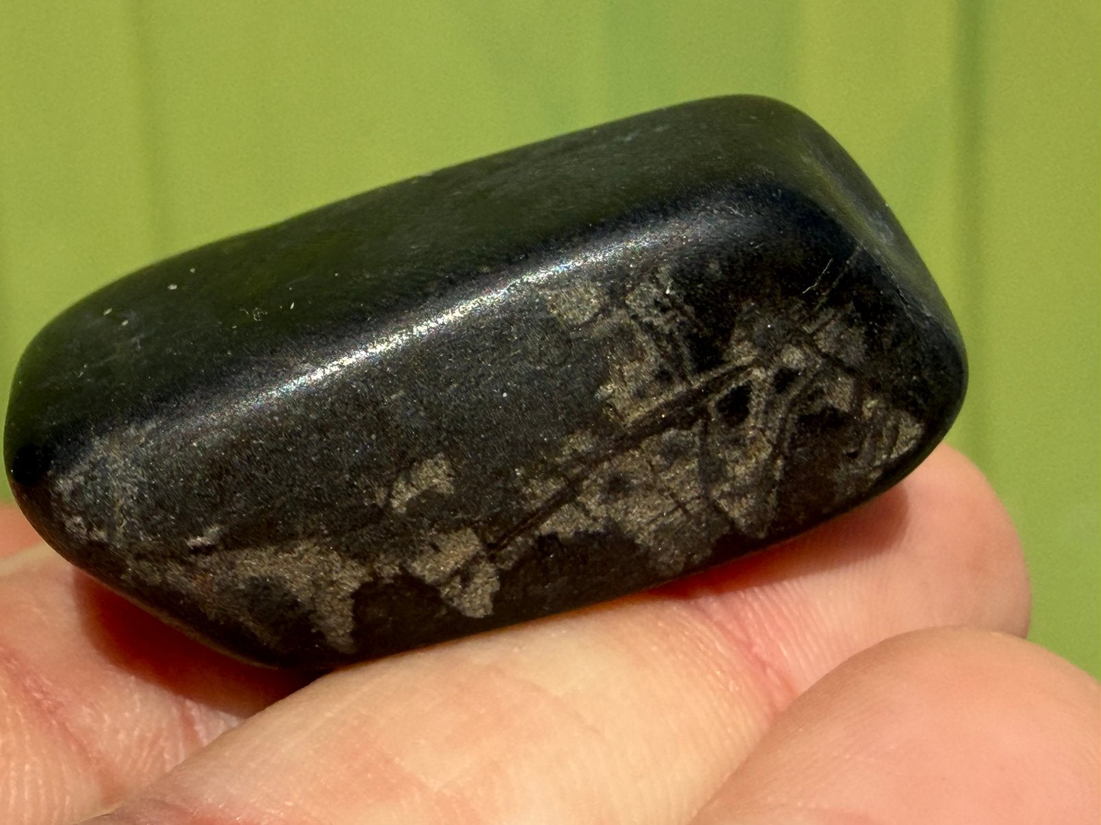 Zwarte Azeztuliet mineralen edelstenen, Ophalen of Verzenden, Mineraal