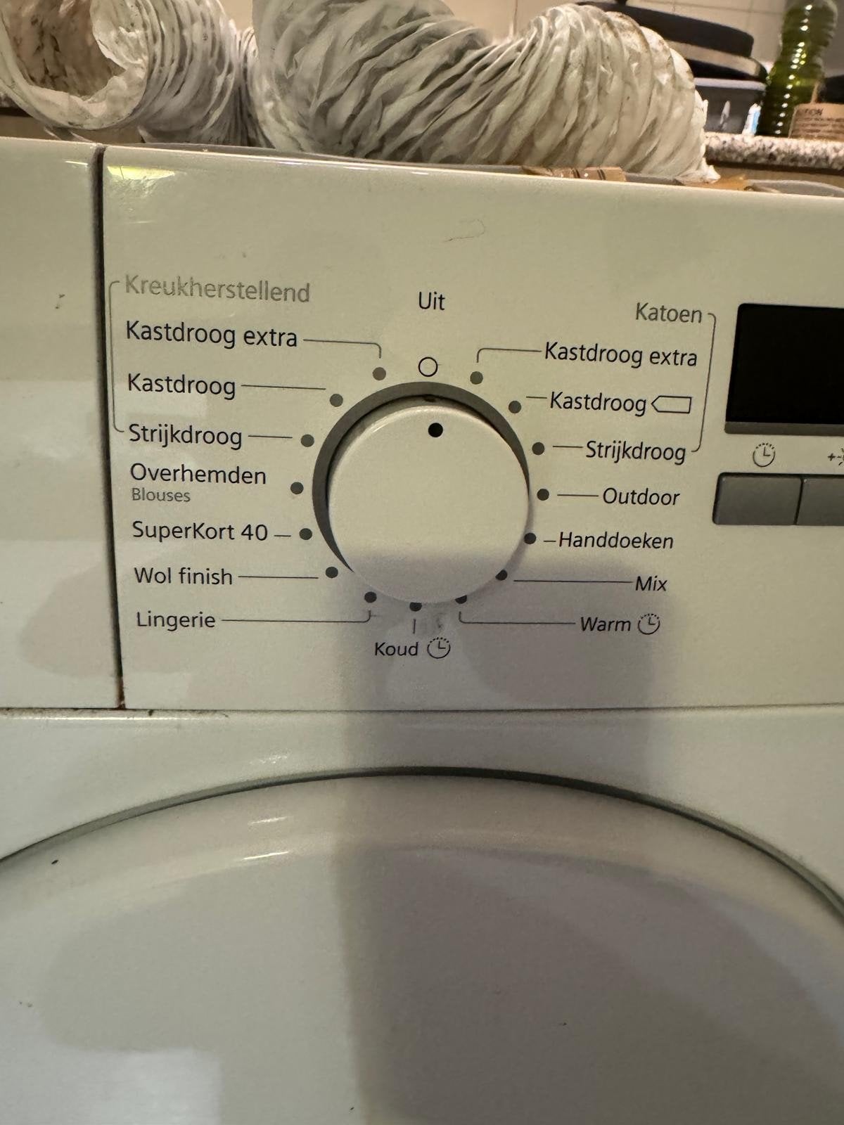 Siemens WT300 Luchtafvoer Wasdroger - Gebruikt, 6 tot 8 kg, Gebruikt, Luchtafvoer, Anti-kreukfase