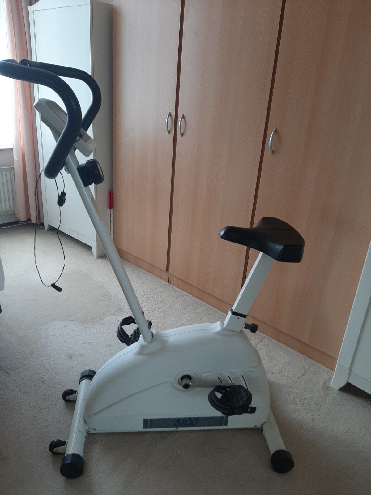 Hometrainer wit, Ophalen, Gebruikt, Hometrainer