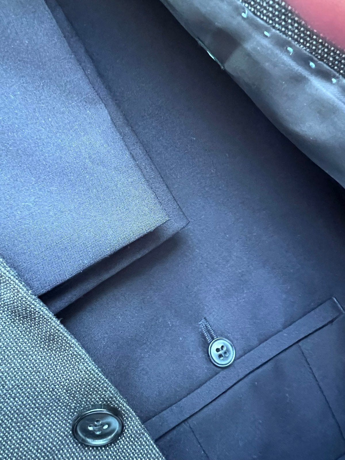 Grijs Colbert met Donkerblauwe Pantalon (Roy Robson), Kleding | Heren, Ophalen of Verzenden, Zo goed als nieuw, Maat 48/50 (M)