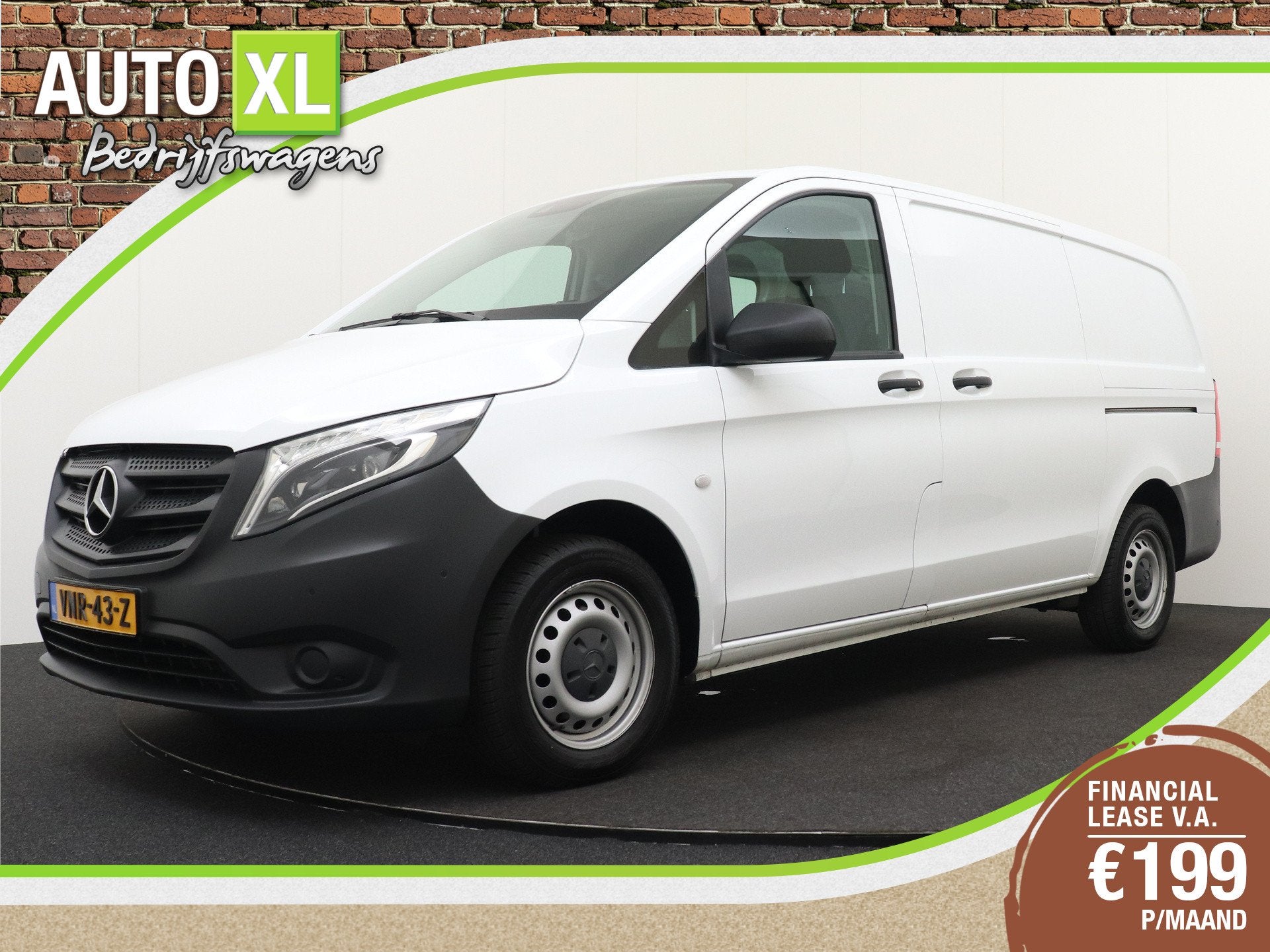 Mercedes-Benz Vito 114 136 PK Aut. CDI Lang Carplay Navi Cli, Auto's, Automaat, Gebruikt, 4 cilinders, Bedrijf