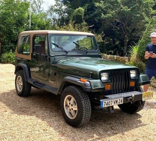 Jeep Wrangler YJ 4.0 6-cilinder | 1995 | groen, Auto's, 183 pk, Stof, Trekhaak, Beige