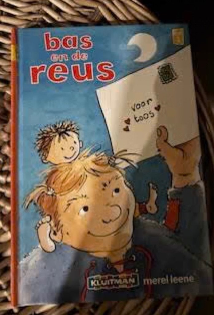 Boek Bas en de reus, Boeken, Kinderboeken | Jeugd | onder 10 jaar, Ophalen, Zo goed als nieuw, Fictie algemeen
