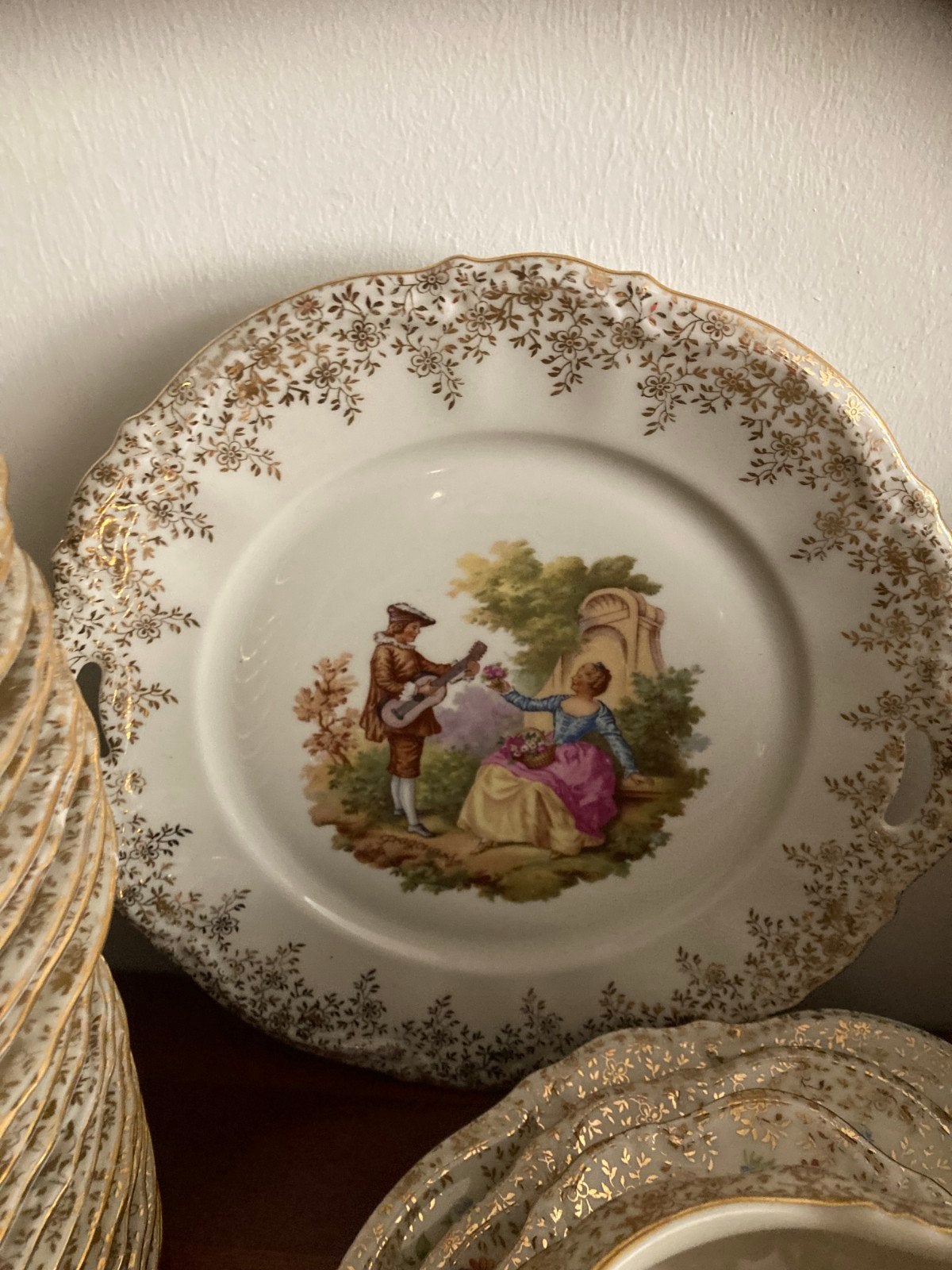 Compleet J Kronester Bavaria servies (1861, 39, 3941), Ophalen