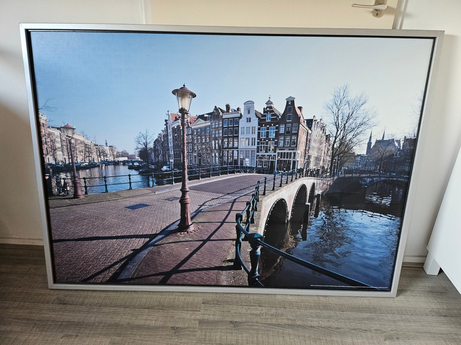 IKEA MYRARP Schilderij Keizersgracht Amsterdam, Ophalen, Gebruikt, 125 cm of meer, Schilderij