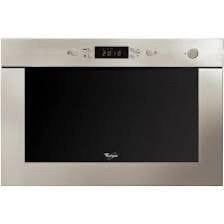 Whirlpool AMW 496/IX Inbouw Magnetron - Zilver, Ophalen, Gebruikt, 60 cm of meer, Magnetron