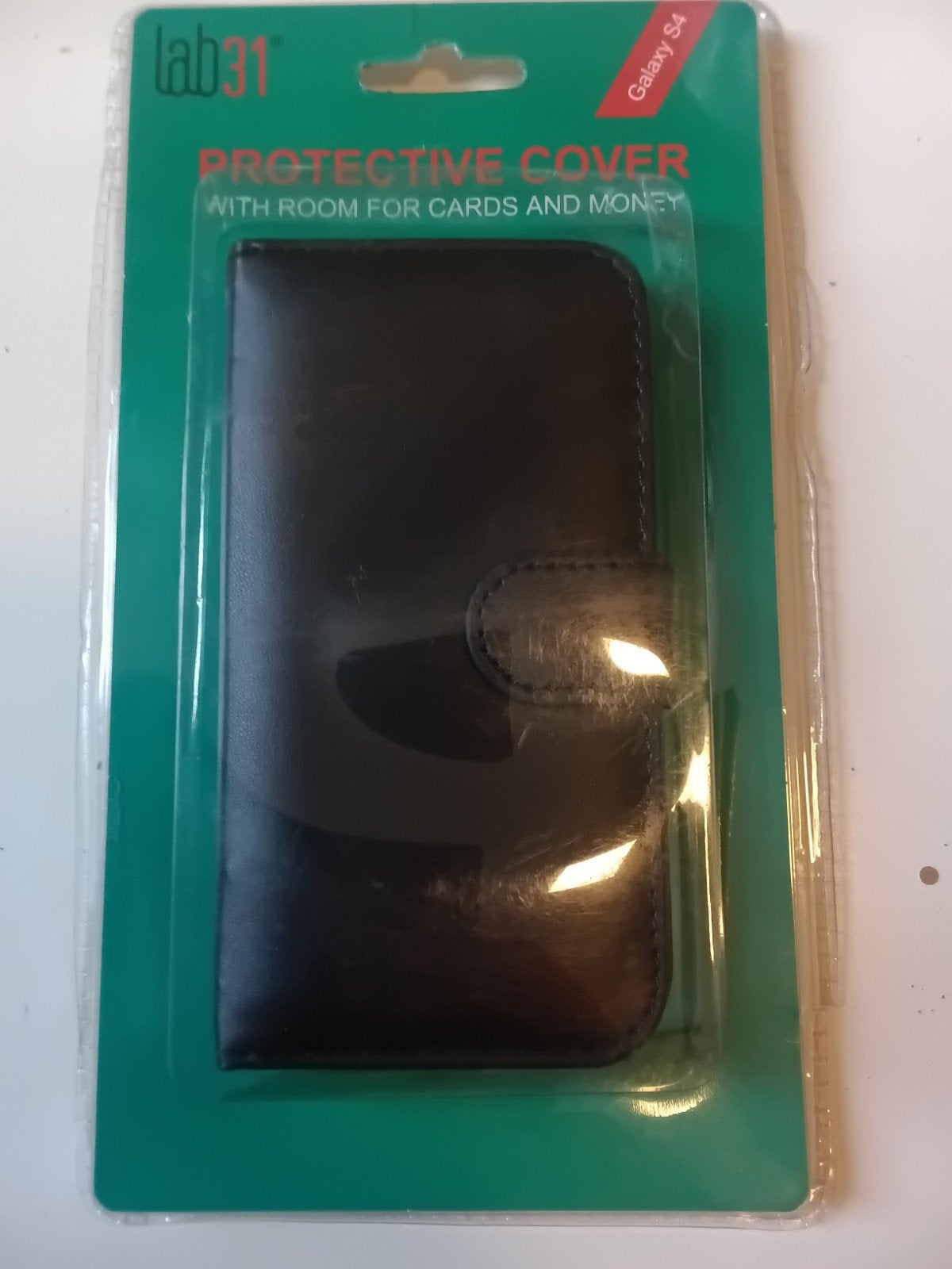 Gloednieuwe Samsung Galaxy S4 Wallet Hoesje Zwart, Ophalen, Nieuw, Kaarthouder