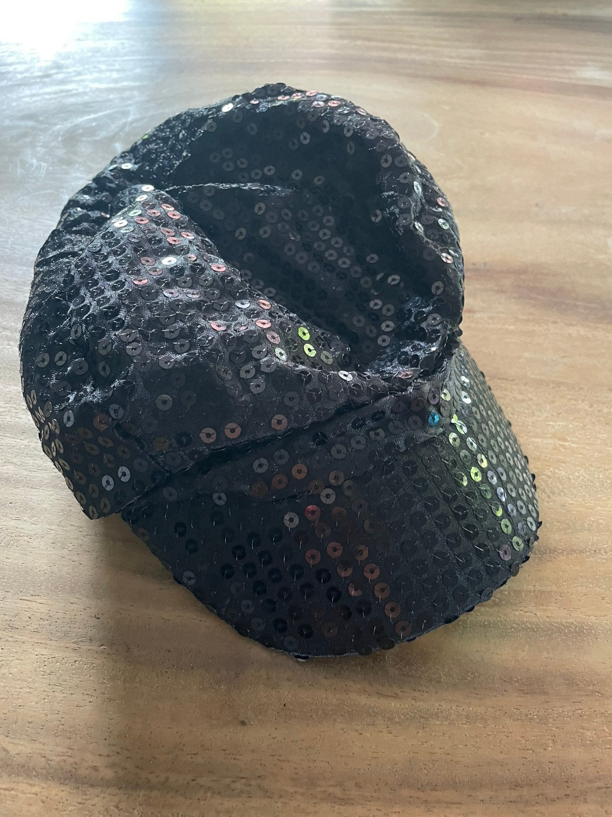 Glitter disco petje zwart, Kinderen en Baby's, Ophalen of Verzenden, Zo goed als nieuw, Meisje