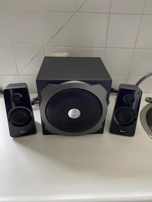 Te koop geluidsboxen, Audio, Tv en Foto, Luidsprekers, Ophalen, Gebruikt, Minder dan 60 watt, Overige merken