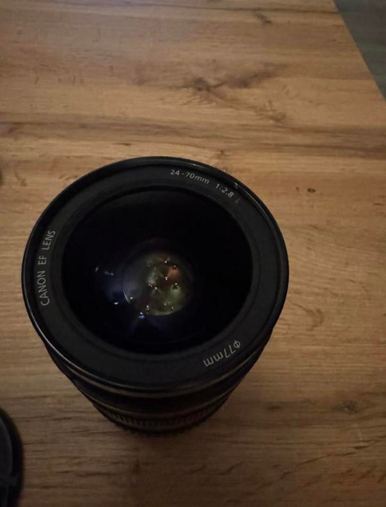 Canon EF 24/70 2.8 zoomlens, Audio, Tv en Foto, Fotografie | Lenzen en Objectieven, Ophalen of Verzenden, Zo goed als nieuw, Standaardlens