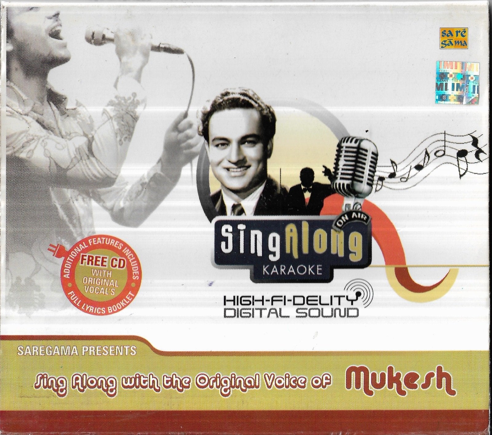 Saregama Sing Along Karaoke CD Mukesh (India) Bollywood, Overige genres, Ophalen of Verzenden, Inclusief boekje, Nieuw in verpakking