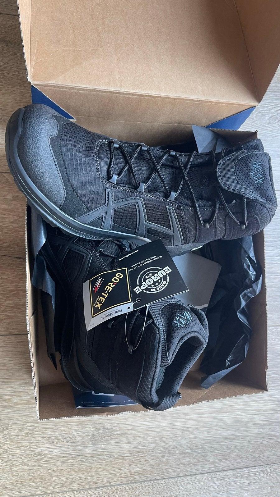 HAIX Black Eagle Athletic 2.1 GTX Mid/Black - Maat 44, Ophalen of Verzenden, Nieuw, Zwart, Wandelschoenen of Bergschoenen