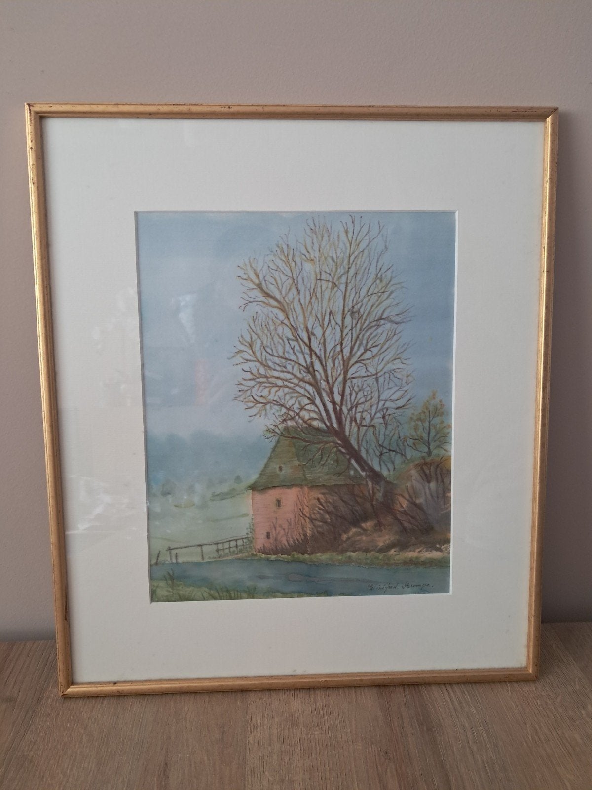 Schilderij "Dordogne" van Winifred Stumpe, Antiek en Kunst, Kunst | Schilderijen | Klassiek, Ophalen