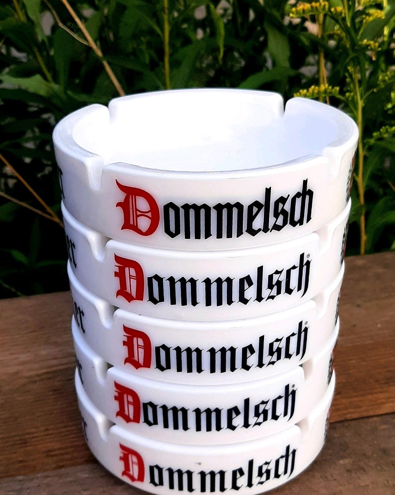 Vintage - DOMMELSCH asbakken - (Cafe / Asbak / Bier), Verzamelen, Ophalen of Verzenden, Asbak